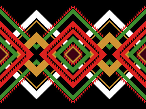 Geometric ethnic oriental pattern. Geometric ethnic pattern. Ethnic pattern design for fabric, clothing, textile, wrapping, background, wallpaper, print, embroidery style