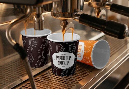 Cafe Cups Mockups