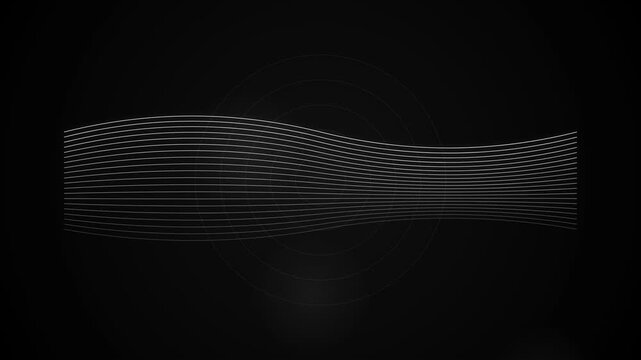 Abstract dark wave pattern on black background with subtle texture