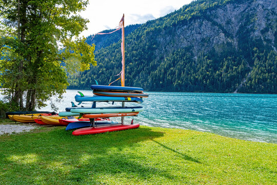 Wassersport, Bootsverleih am Plansee, &Ouml;sterreich