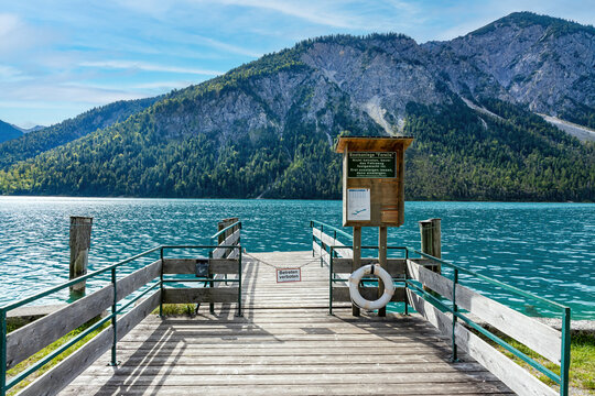 Anlegestelle am Plansee, &Ouml;sterreich