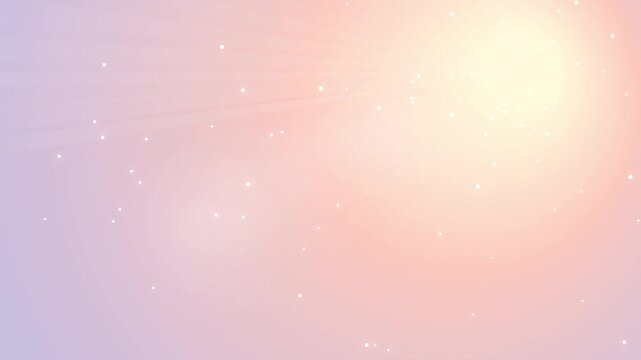 Twinkling stars in soft gradient sky