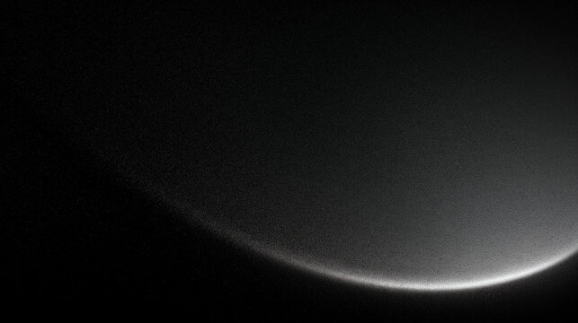Abstract Glowing Curved Line on Textured Dark Surface