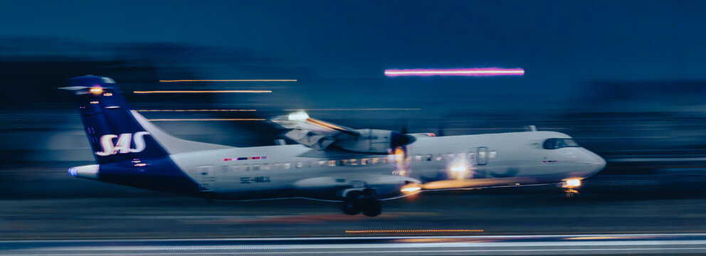 sas airplane in flight