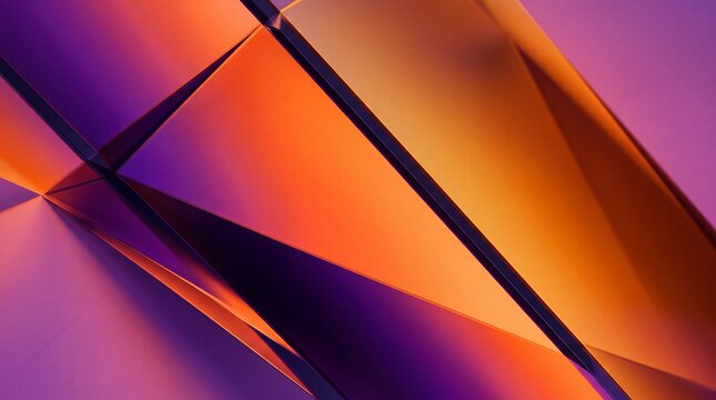 Abstract Geometric Background with Colorful Prism Glass Facets