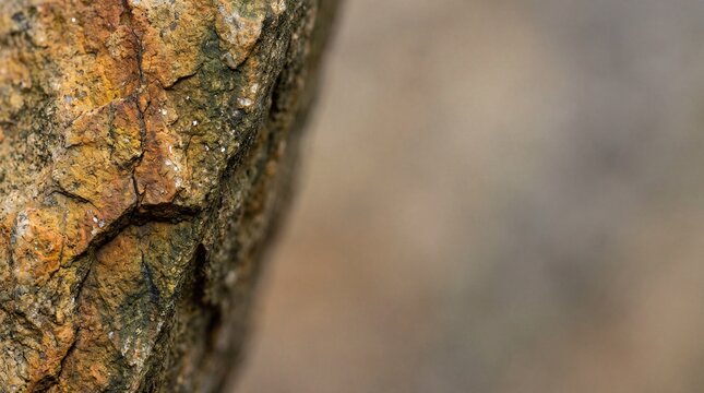 Macro Texture of Rough Weathered Stone Surface