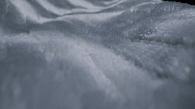 Macro texture of soft cozy blanket fabric, close-up of a warm and comfortable plaid throw