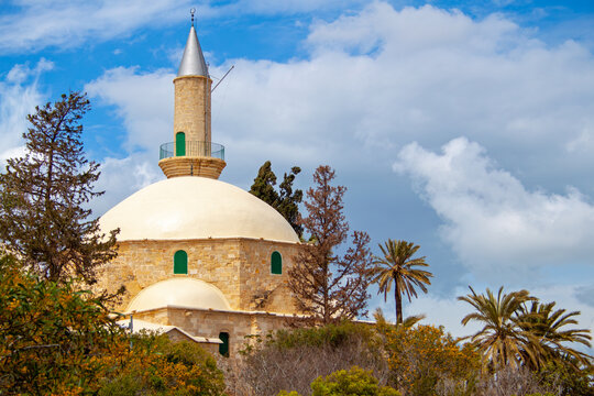 Historic Hala Sultan Tekke near Larnaka city in Cyrpus