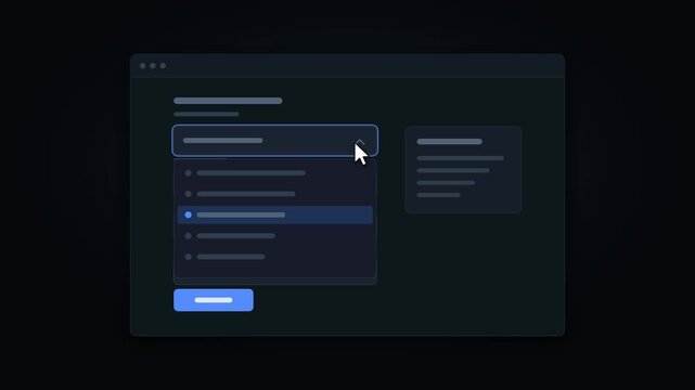Mouse Cursor Clicks Dropdown Menu Opening