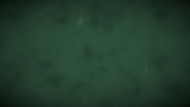 Green chalkboard background texture with subtle scratches and dust loop