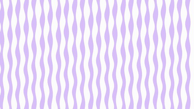 Abstract Purple and White Vertical Wavy Stripes Background Animation