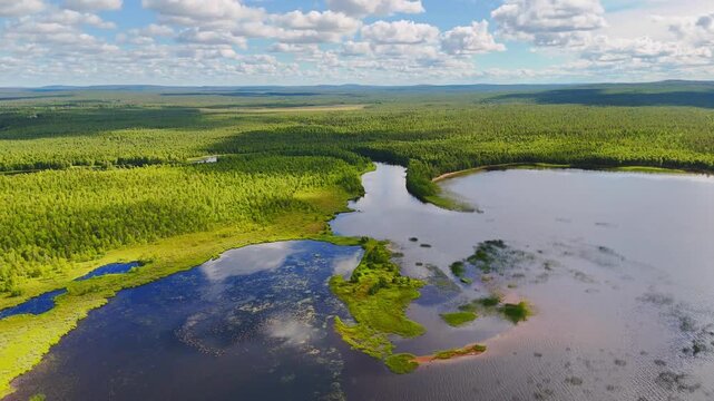 Vikajarvi Landscape, Finnish Lapland