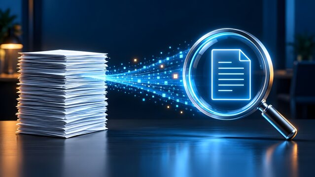 Document Digitization and Scanning Concept for Paperless Office Enterprise Data Management
