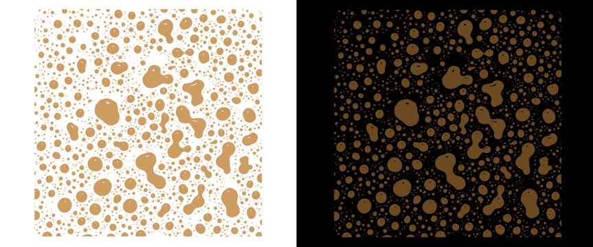 Organic Dot Pattern, Abstract scattered circles and irregular spots forming a stylish dark textured background