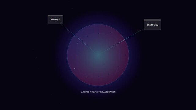 Global app cloud sync interface displaying data automation elements