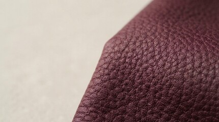 Fototapeta premium Close-up of burgundy textured fabric with raised quilted pattern