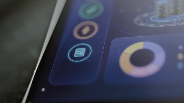 Hand activates server module within control toolbar