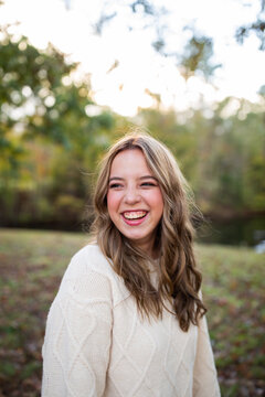 Laughing Teen Girl