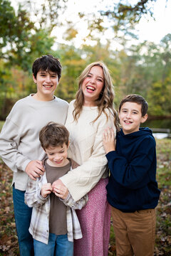 Four Loving Siblings