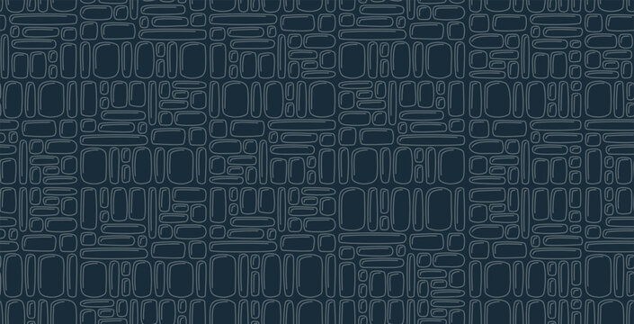 Seamless brick pattern wallpaper on a black background.
