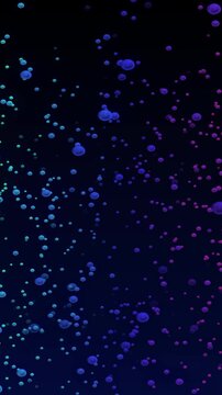 Abstract Falling Bubbles Gradient Background 9:16