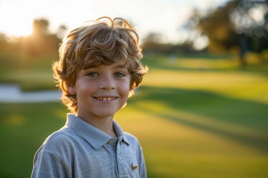 hamza kashif Happy caucasian boy at golfin f83be09cec1879c6