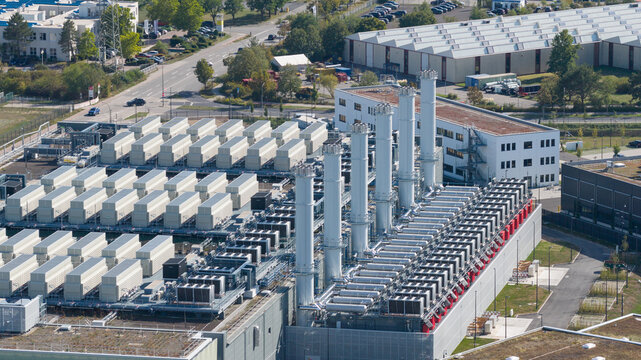 Aerial view of EDCFRA01 Data Center in Dietzenbach Germany