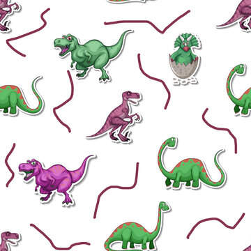 seamless animal pattern