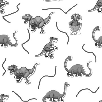 seamless animal pattern