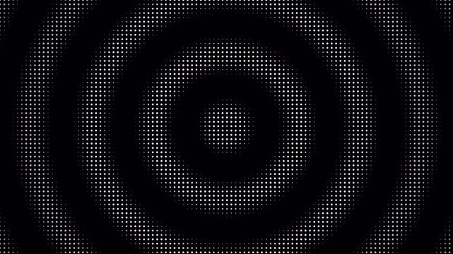 Abstract Transparent and white background with circular pattern of small dots and ripple effect