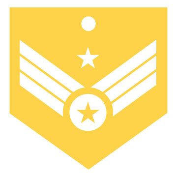 General major military rank silhouette