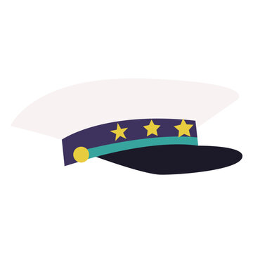Navy peaked cap