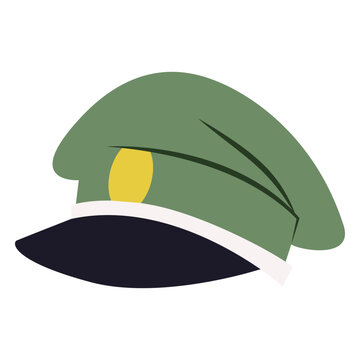Peaked forage cap
