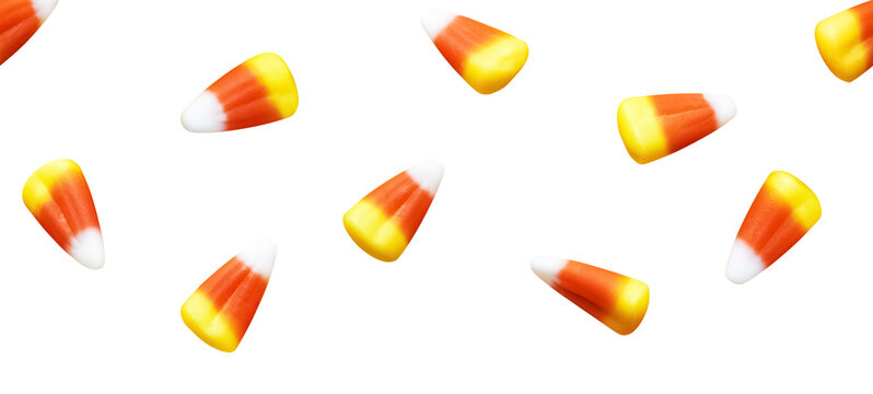 Candy corn pieces 
