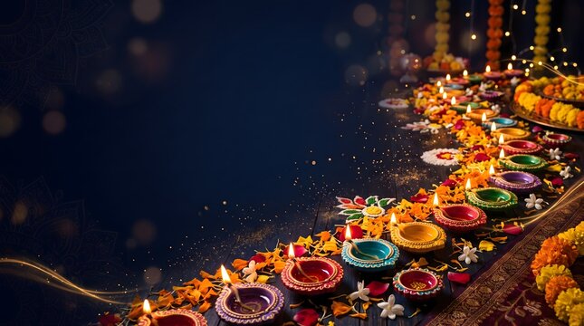 Diwali the festival of lights illuminates homes and hearts with vibrant colors joyous celebrations and the triumph of good over evil