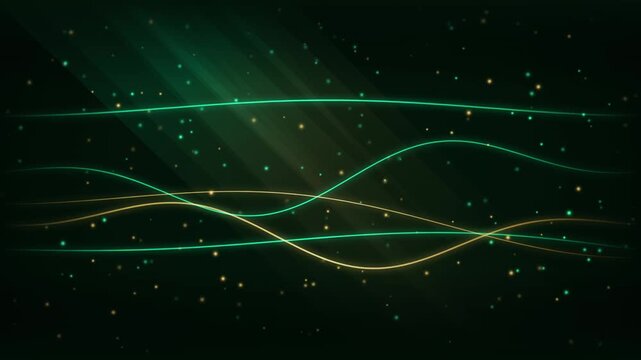 Magenta Bioluminescent Forest Leylines and Glowing Fireflies Loop