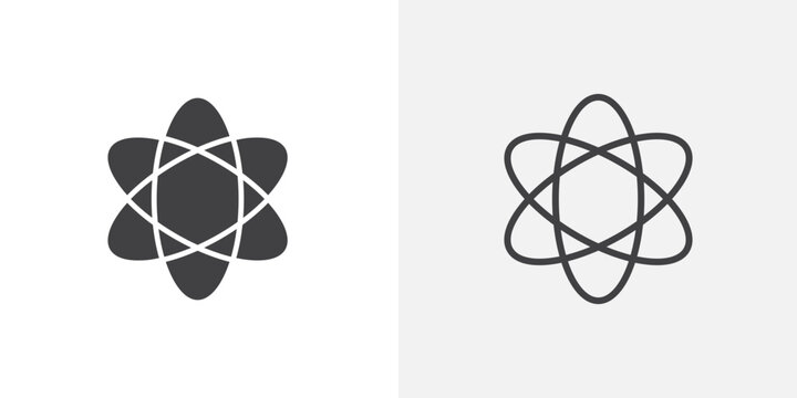 Fusion icon set for ui designs on white background