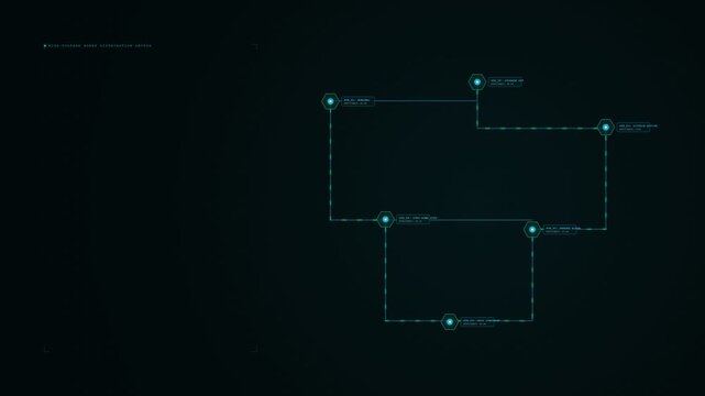 Smart Grid Clean Energy Isometric UI Background Power Network 4K Loop