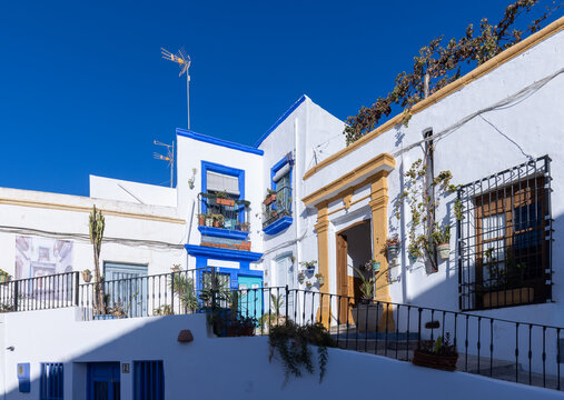 Picturesque views of the streets of the charming village of N&iacute;jar, Almer&iacute;a, Andalusia, Spain