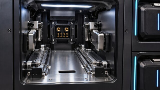Motorized Automated Battery Lock and Ejection Latch Mechanism inside Swap Kiosk