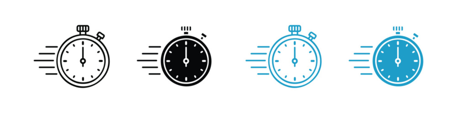A diverse collection of beautifully designed watch icons in varying colors and styles perfect for