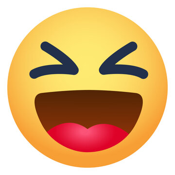 Laughing emoji icon