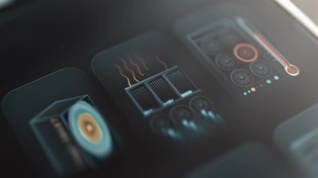 Cooling dashboard compares fan rack and temperature modules