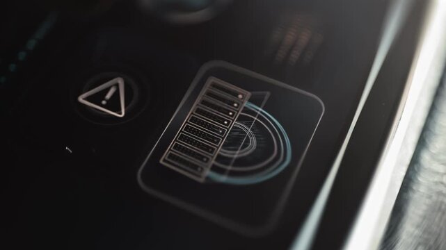 Server proximity sensor triggers adjacent warning indicator