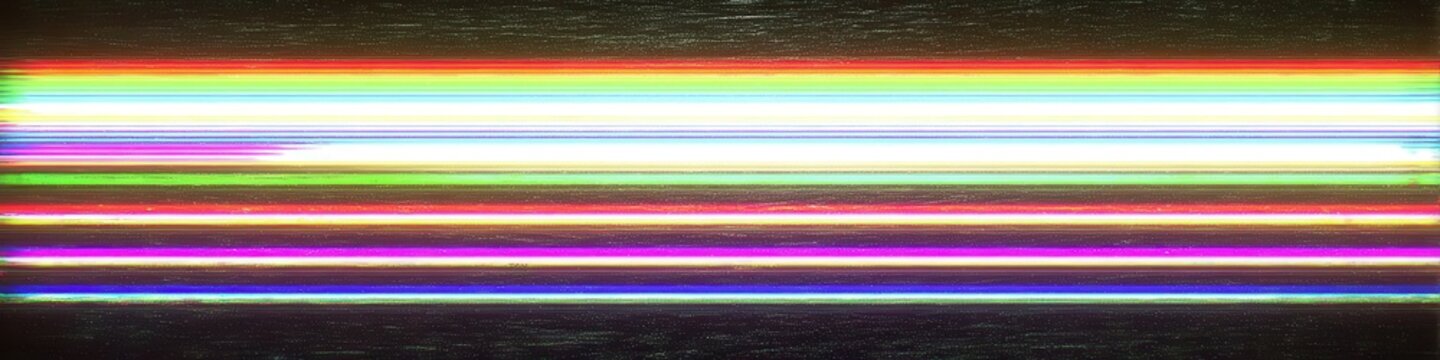 Colorful Glitch Lines Abstract Digital Art Design