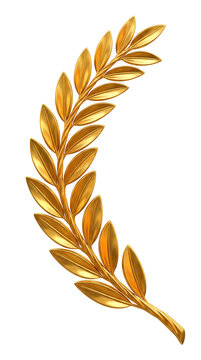 golden laurel wreath