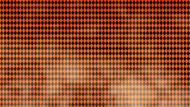 smoke orange rhombus pattern01 loop（orange black background）
