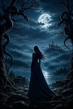 witch in the night