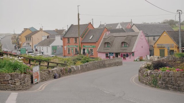 Traditional Irish village of Doolin in County Clare, known for colorful cottages and proximity to the Cliffs of Moher - 10 September 2026.
