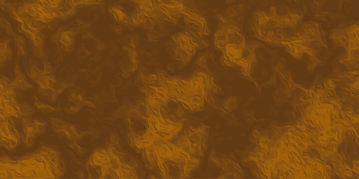 Abstract brown texture with organic wavy patterns and layered earthy tones, representing soil or rock formations